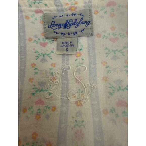 Lanz of Salzburg Floral Cotton Robe Vintage small - Picture 7 of 10